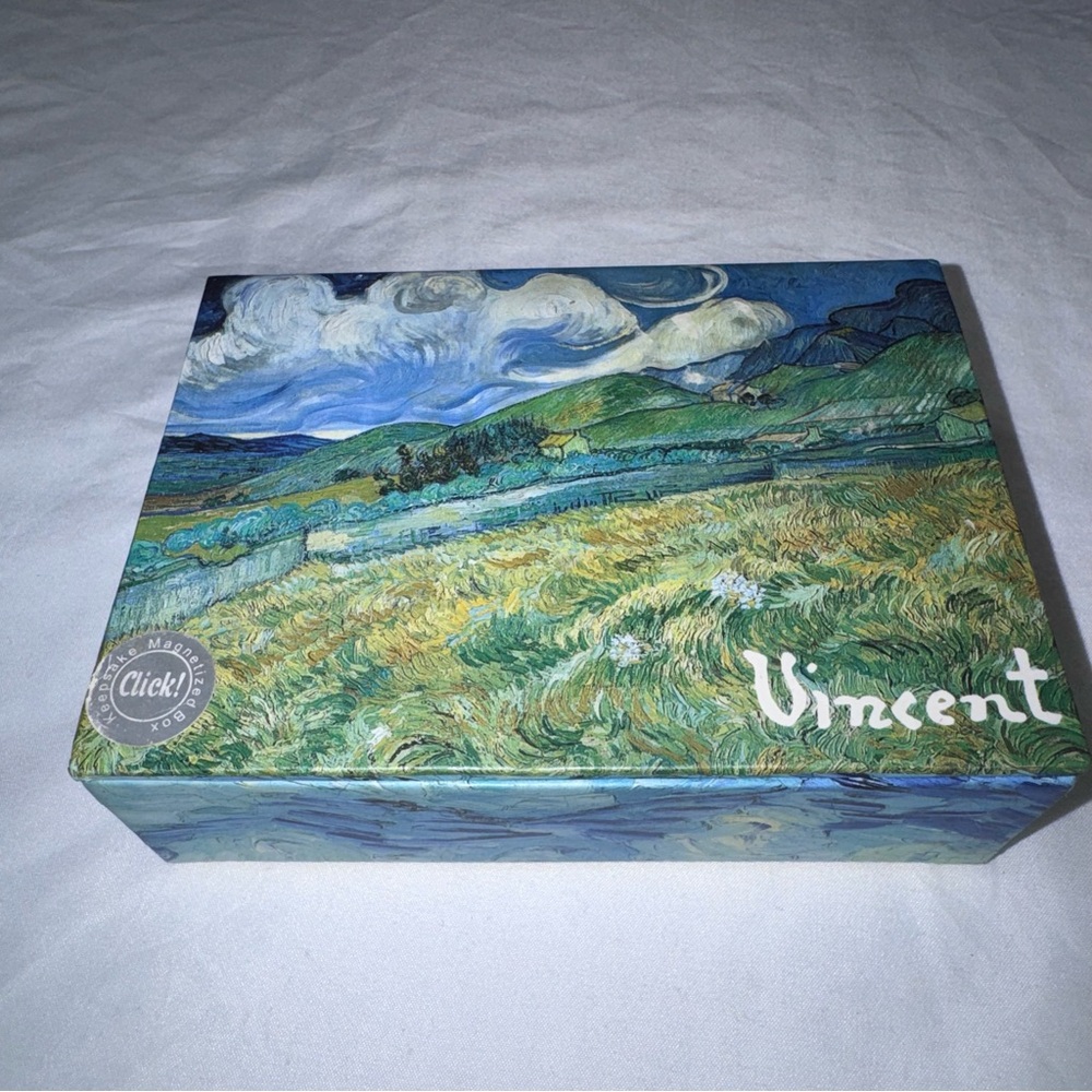 19 Blue-Green Vincent van Gogh Landscape art blank not cards in box - Picture 4 of 6